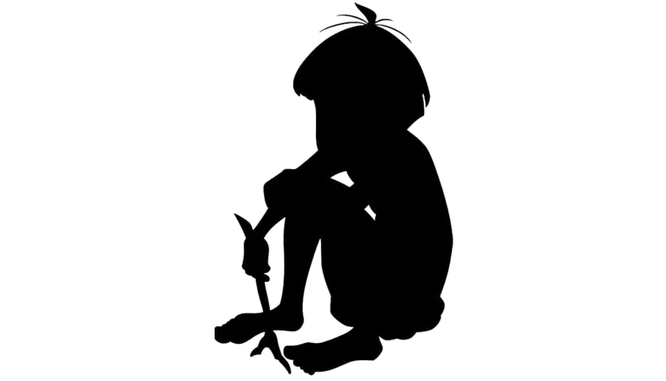 Mowgli lost in the jungle, wandering boy, free png